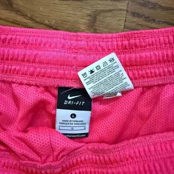 Nike Women's Pink Athletic Shorts - Picture 3 of 5